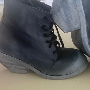 Very rare one of a kind nutsa mode haze lace up boots worn twice